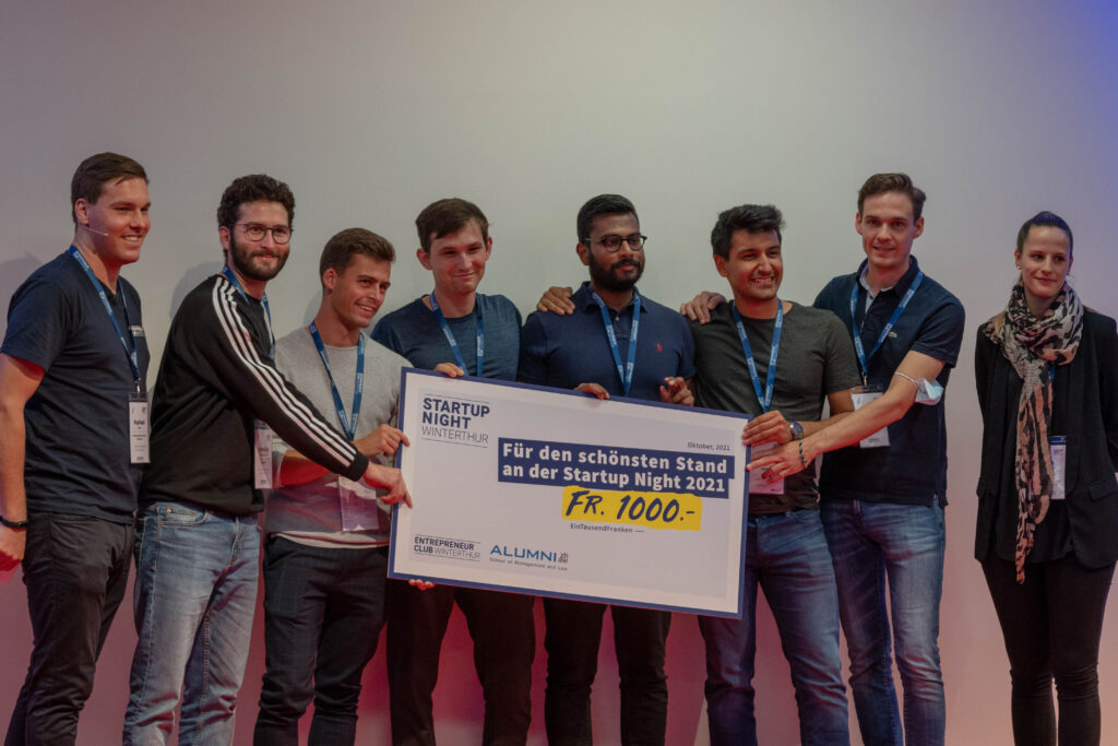 Tethys Robotics, ein Startup von ETH-Studierenden, gewann einen der Startup-Preise im Wert von 1'000 CHF.