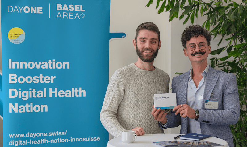 Chris Wall und Kevin Hof von Maven Health beim Innovation Booster Digital Health Nation