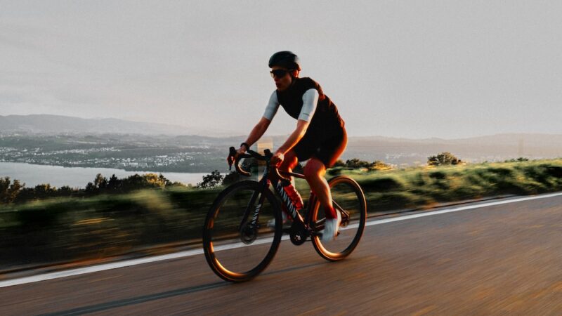 Fahrrad fahren für Triathlon