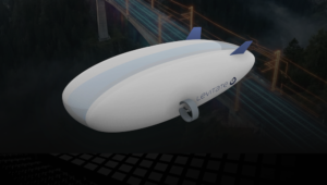 Levitate Drohne wie Zeppelin